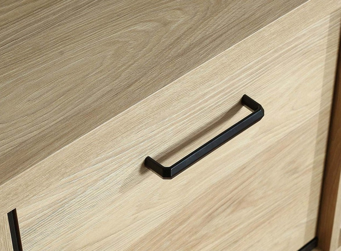 Könyvespolc Mediolan 03 (Sarged SR03), Szín: Fényes fa, Led világítás: Nem