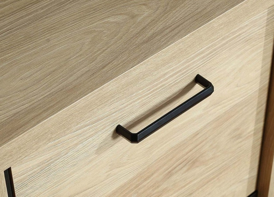 Könyvespolc Mediolan 04 (Sarged SR04), Szín: Fényes fa, Led világítás: Nem