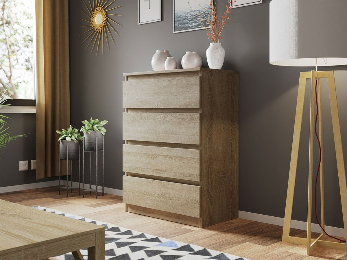 Komód MALWA M4 (Osko OK4), Szín: Sonoma tölgy