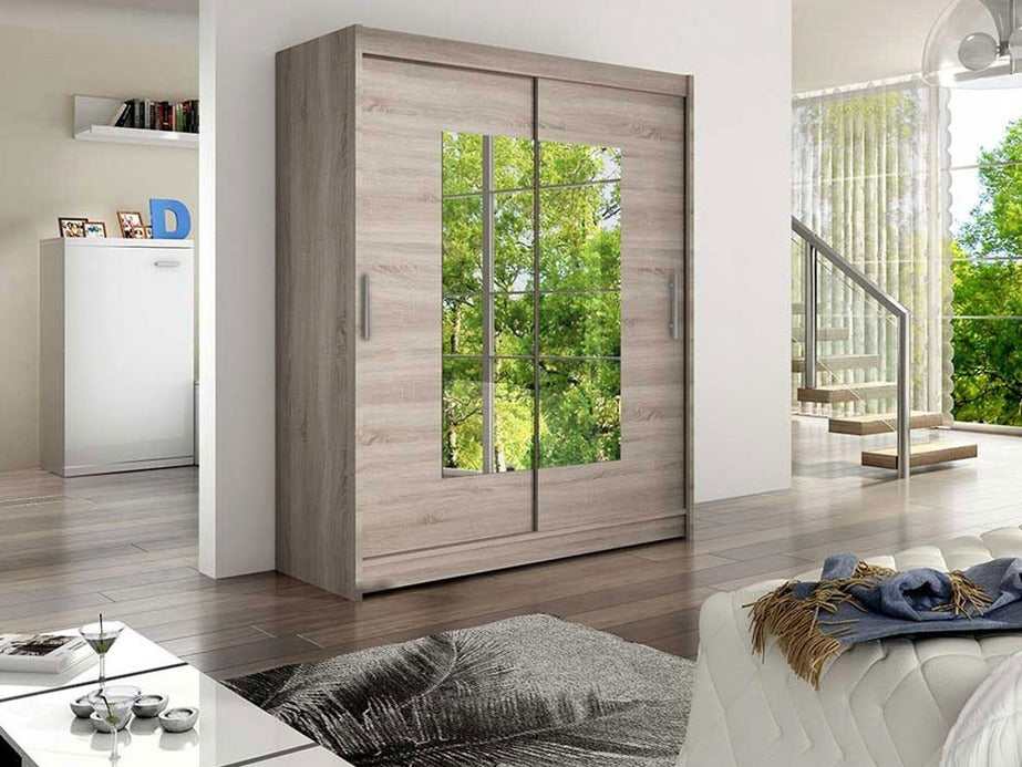 Gardróbszekrény Westa III (Presto), Szín: Triufel tölgy, Led világítás: Nem