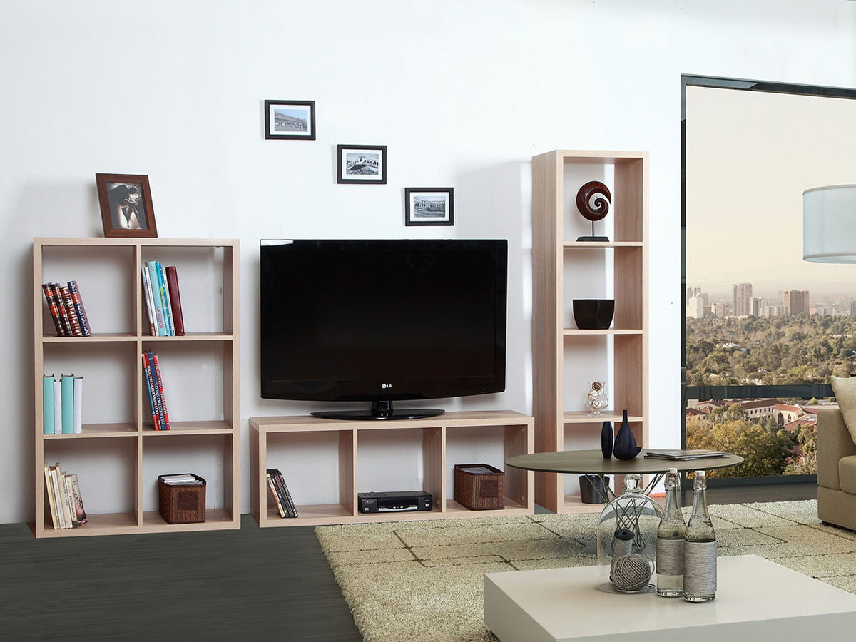 Könyvespolc Clever (Enever EV04), Szín: Sonoma tölgy