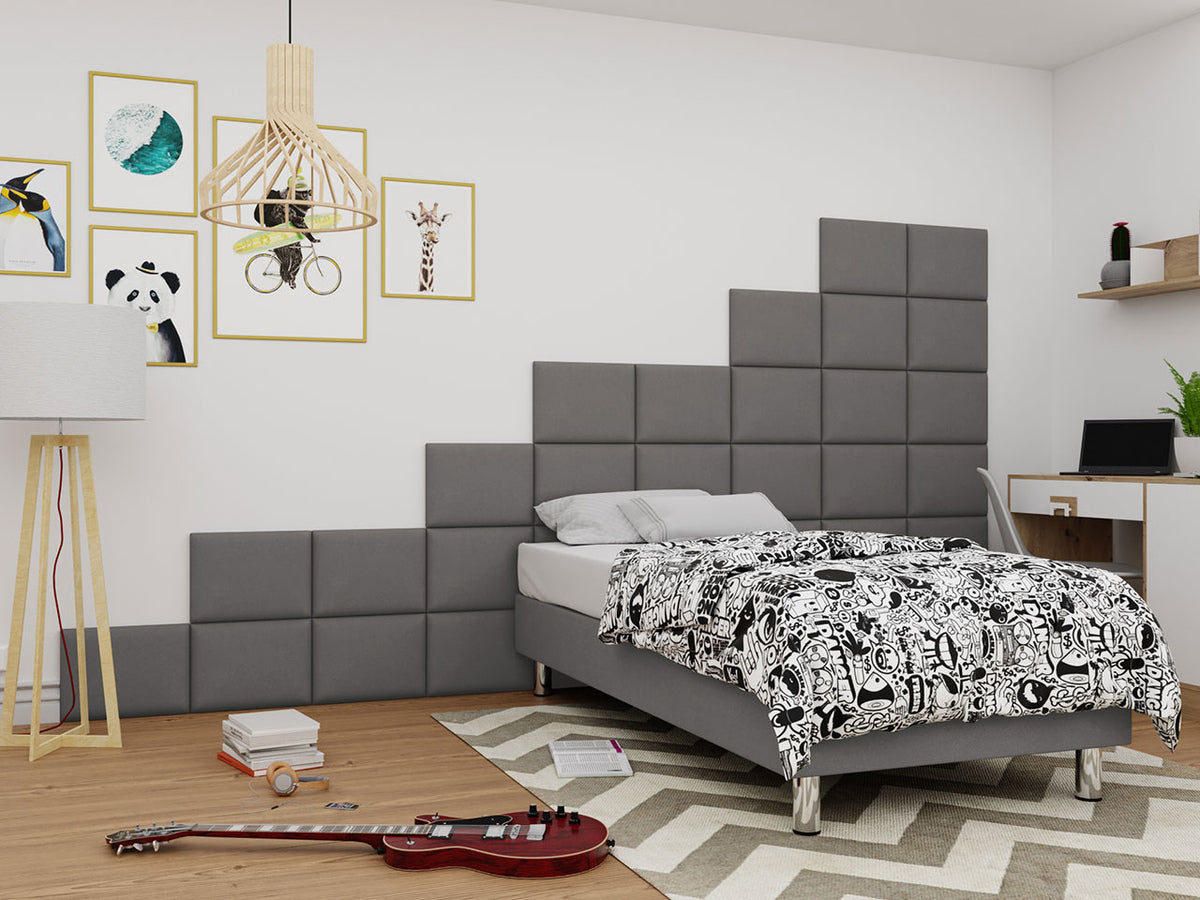 Kontinentális ágy LUX-BAZA 40x30 (Estelle-Baza) II 120 x 200 cm, Szín: Manila 16