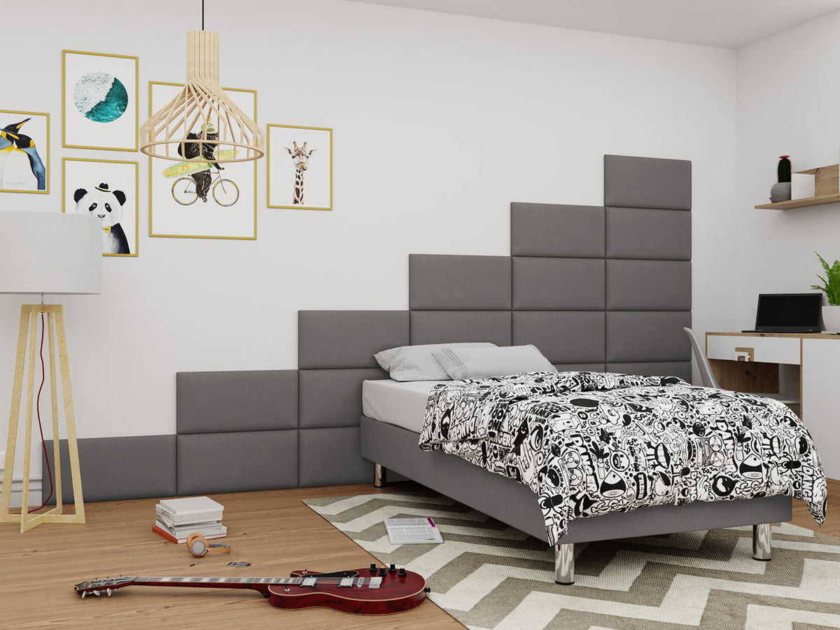 Kontinentális ágy LUX-BAZA 60x30 (Estelle-Baza) III 120 x 200 cm, Szín: Manila 16