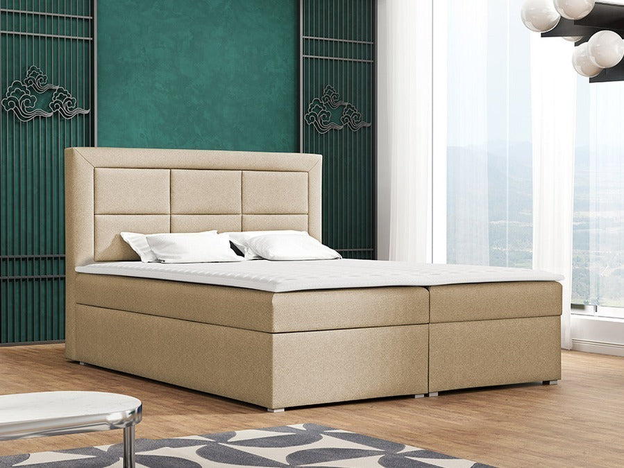 Kontinentális ágy CLASIC BOX (Pesto Box), Szín: Victoria 14 853, Alvó felület mérete: 160 x 200 cm