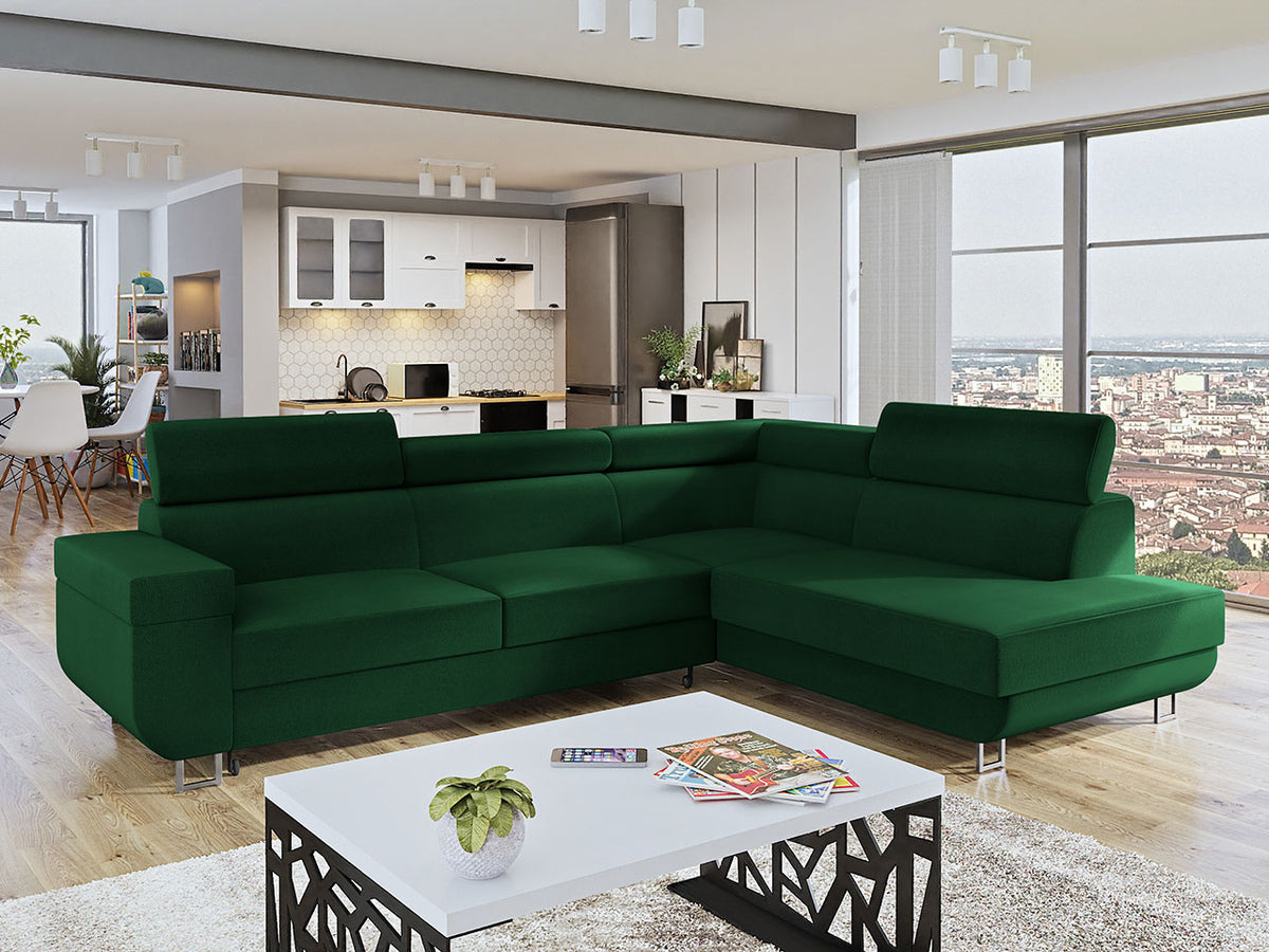 Sarokkanapé Fonti (Antrodem), Szín: Manila 35, Változatok: Jobbos