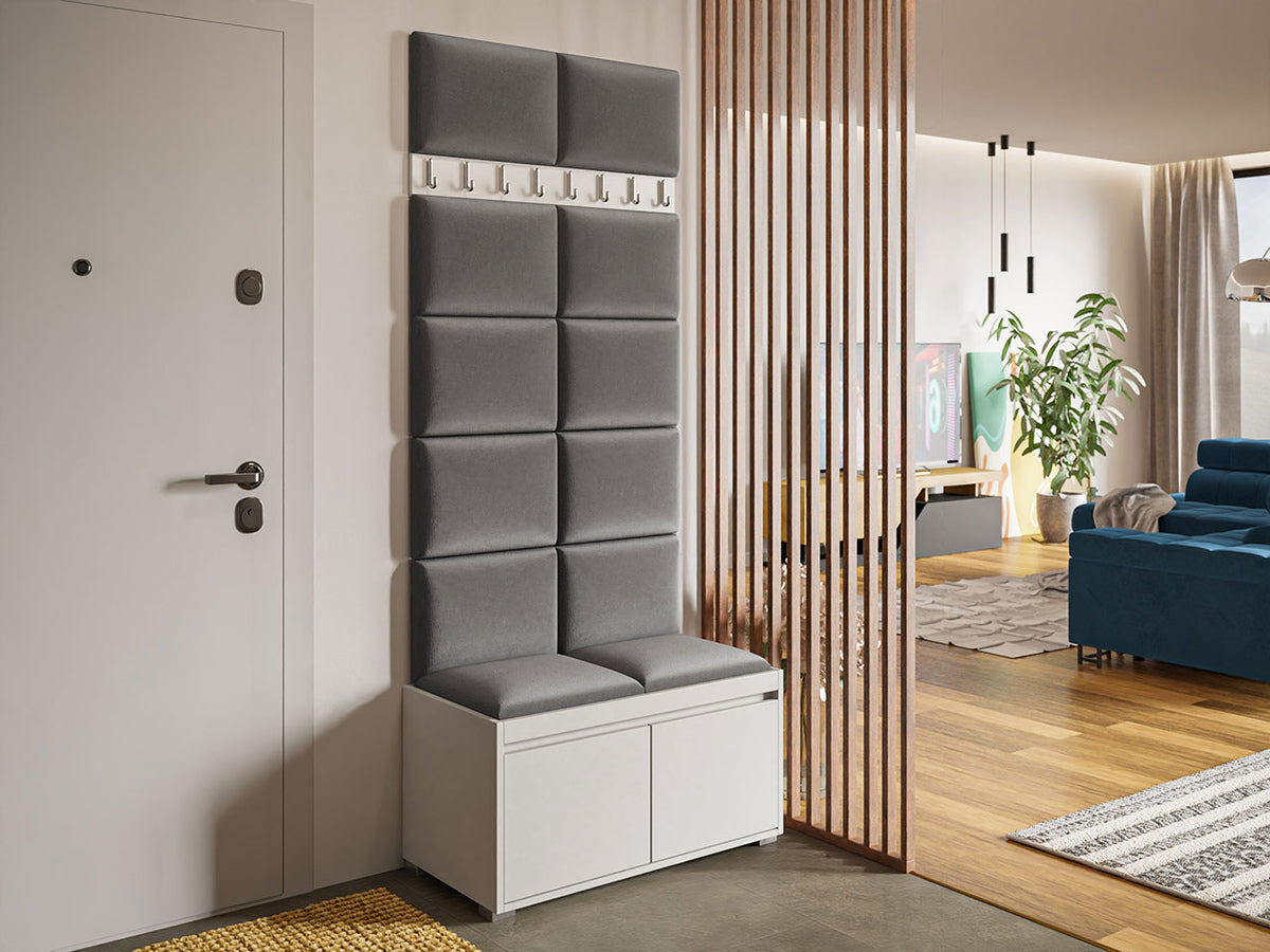 Előszoba garnitúra GRAWIS (Konkor) 80 + 12sz, Szín: Fehér + Manila 16