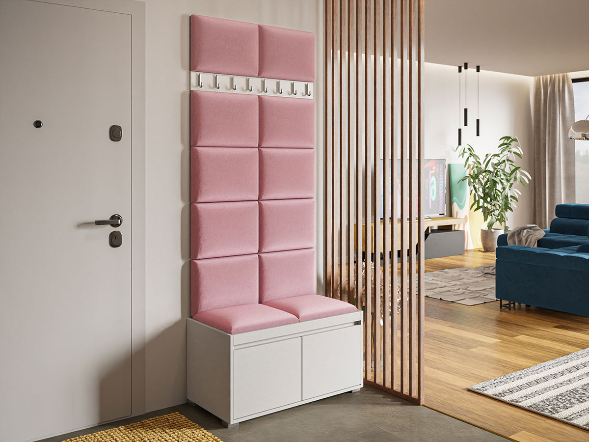 Előszoba garnitúra GRAWIS (Konkor) 80 + 12sz, Szín: Fehér + Manila 09