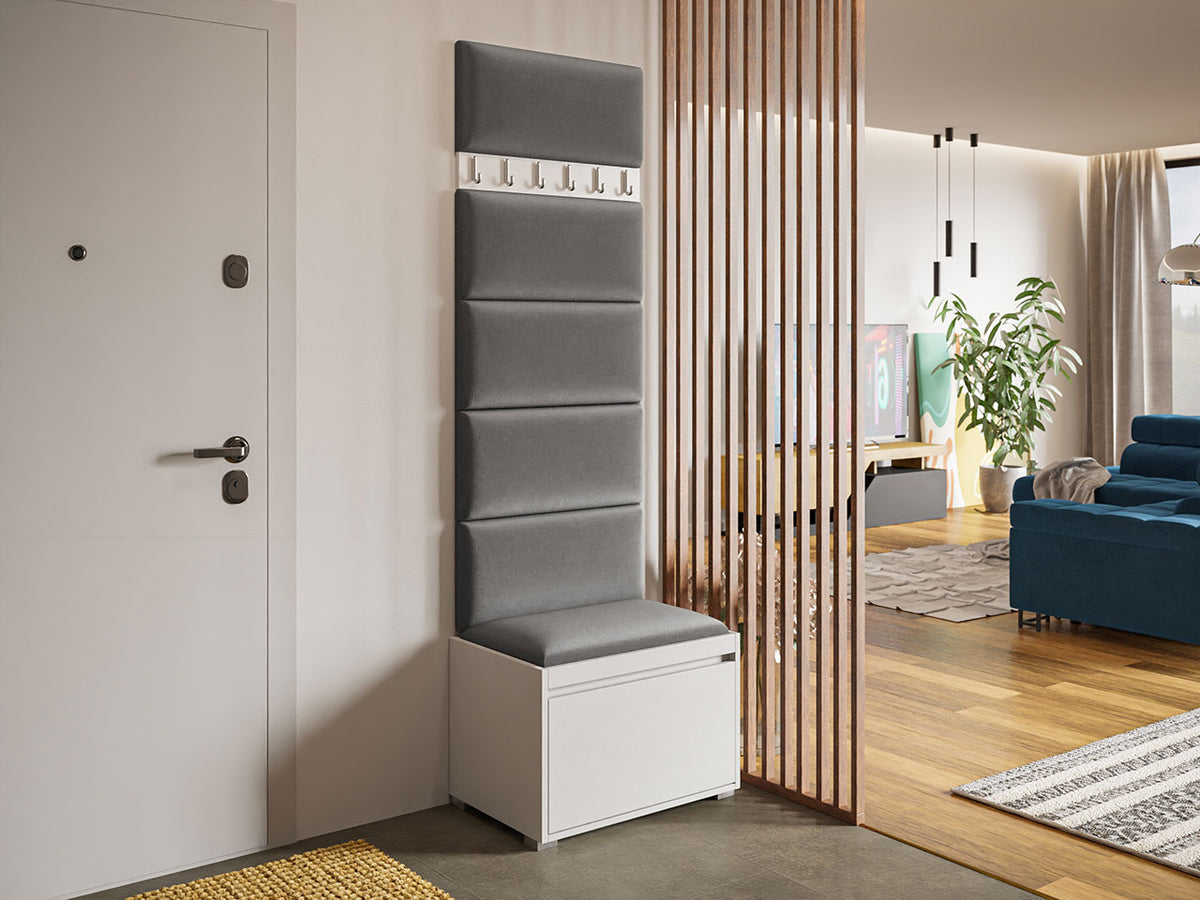 Előszoba garnitúra GRAWIS (Konkor) 60 + 6sz, Szín: Fehér + Manila 16