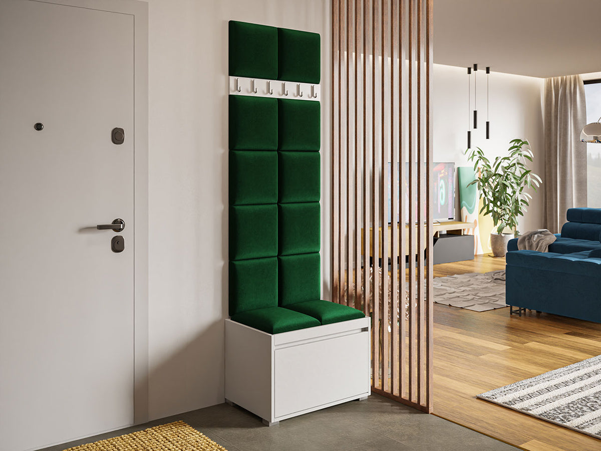 Előszoba garnitúra GRAWIS (Konkor) 60 + 12sz, Szín: Fehér + Manila 35