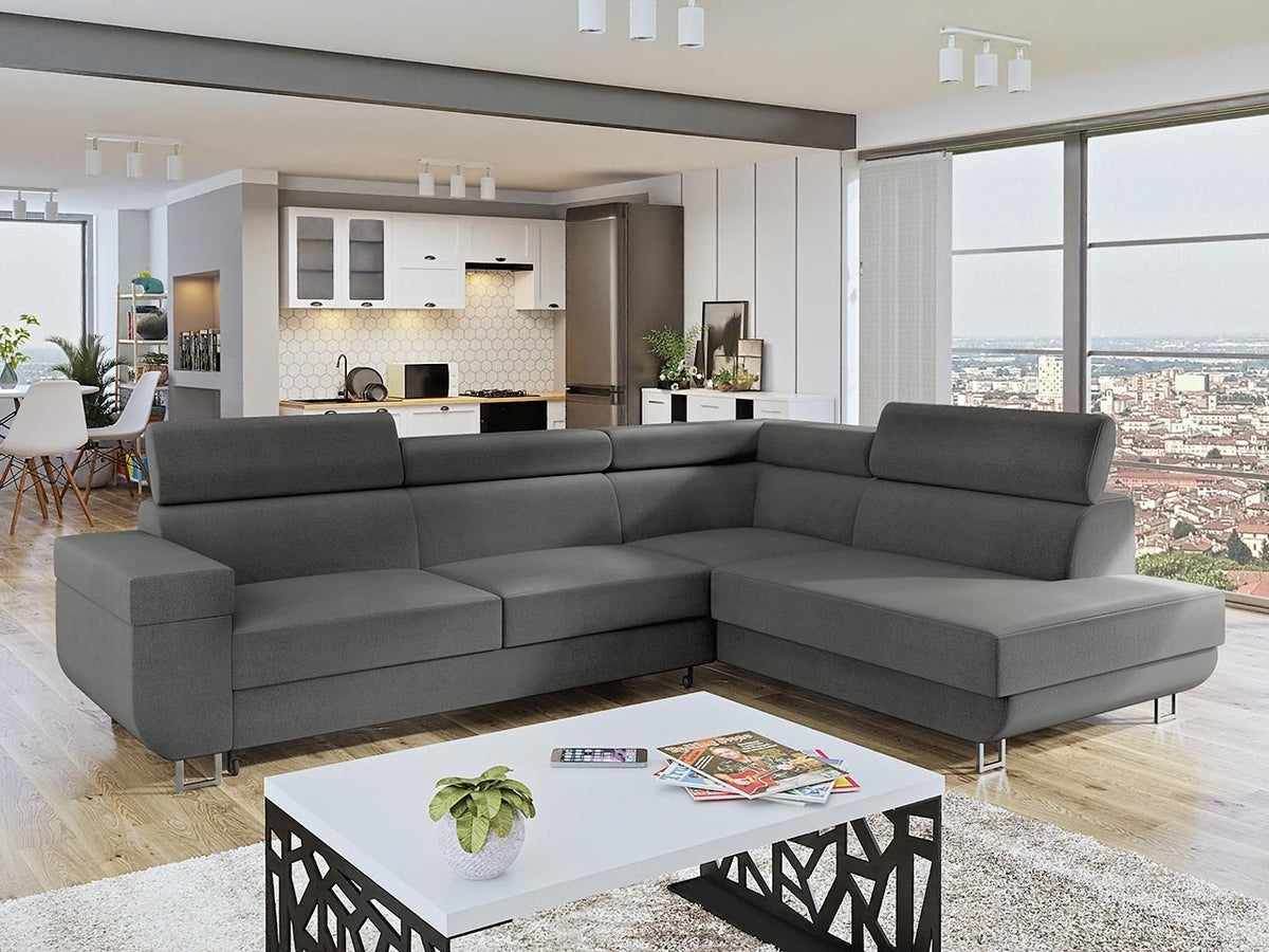 Sarokkanapé Fonti (Antrodem), Szín: Manila 16, Változatok: Jobbos