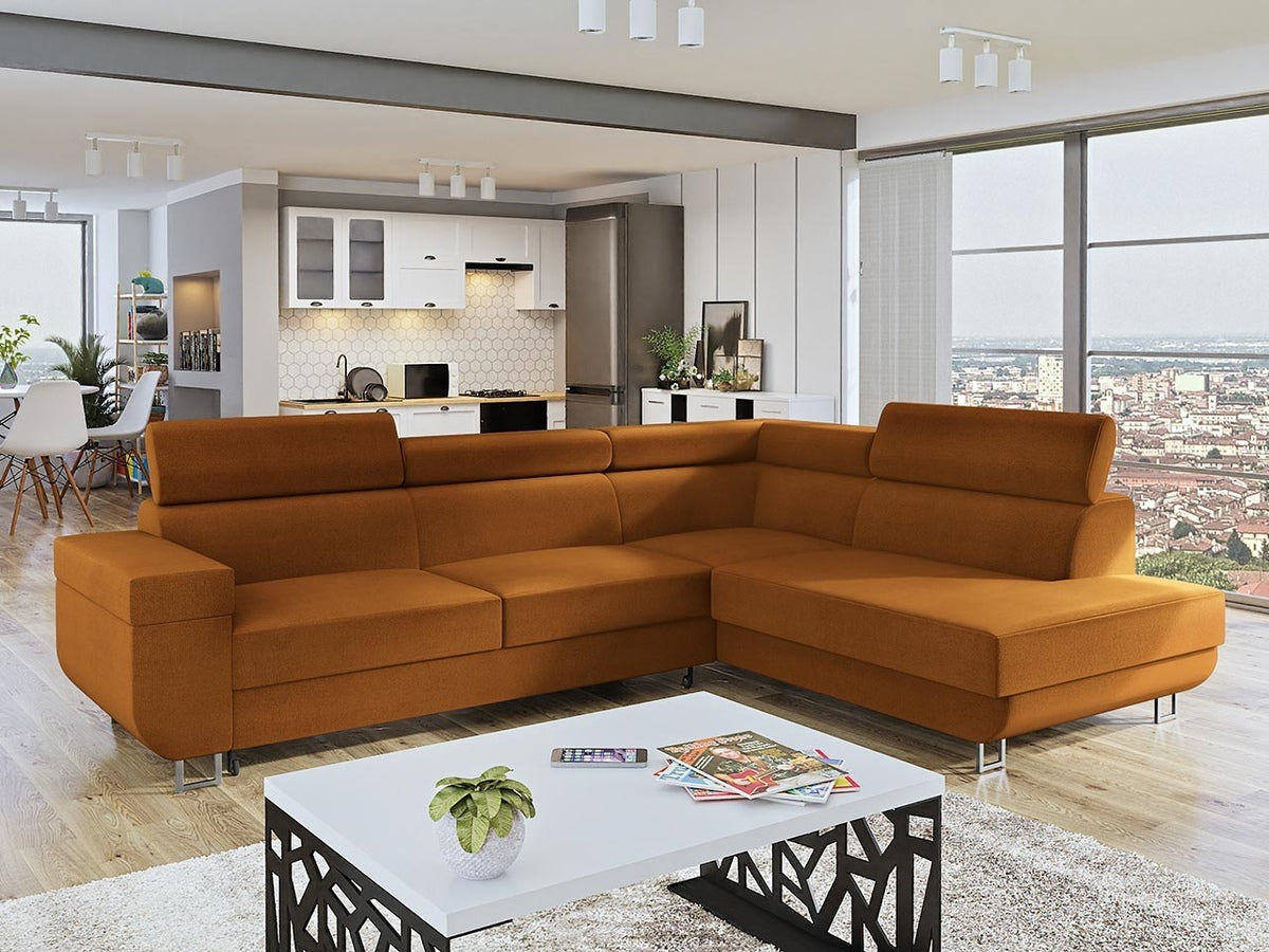 Sarokkanapé Fonti (Antrodem), Szín: Manila 31, Változatok: Jobbos