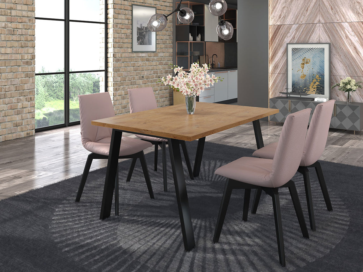 Asztal Kleo ( Klaudian 138x90 ), Szín: Lándzsa tölgy