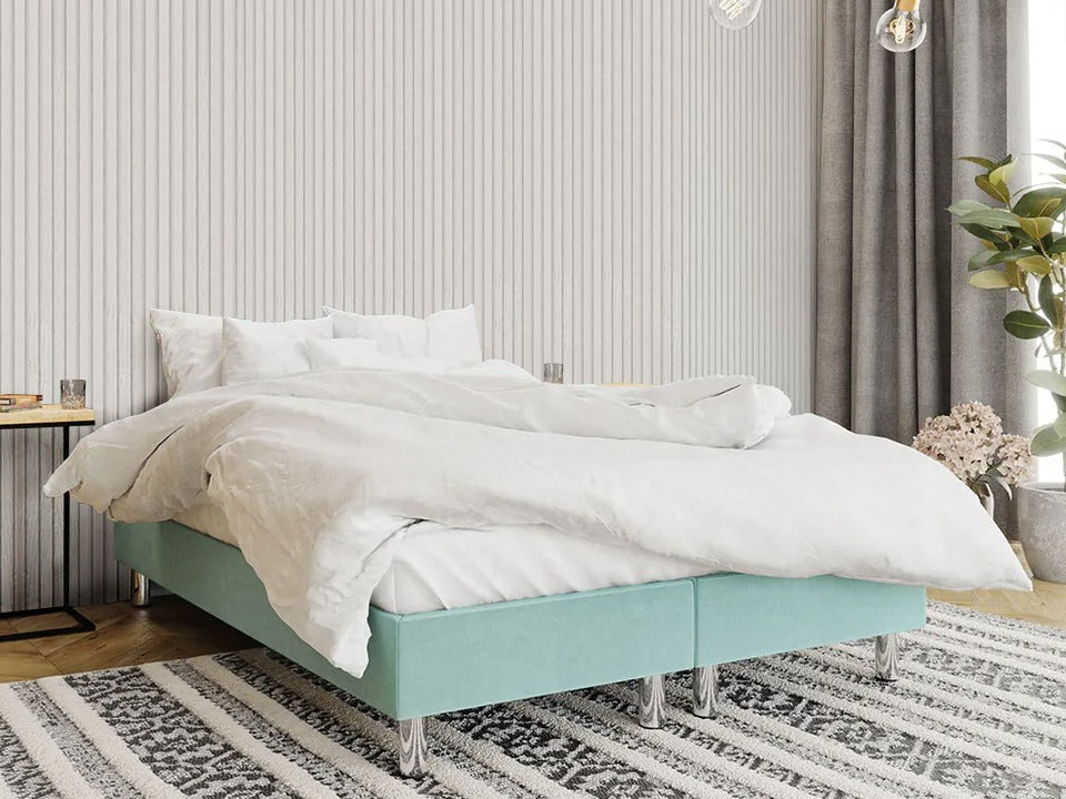 Kontinentális ágy LUX-BAZA (Estelle-Baza), Szín: Manila 11, Alvó felület mérete: 160 x 200 cm