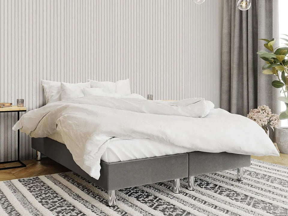 Kontinentális ágy LUX-BAZA (Estelle-Baza), Szín: Manila 16, Alvó felület mérete: 140 x 200 cm