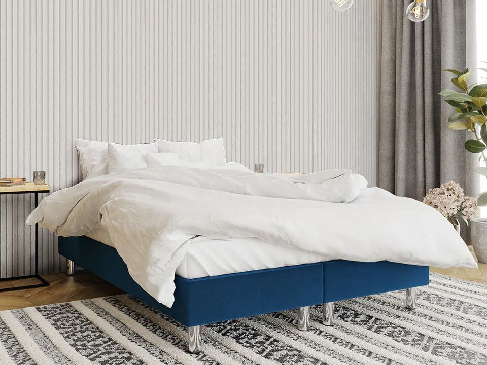 Kontinentális ágy LUX-BAZA (Estelle-Baza), Szín: Manila 26, Alvó felület mérete: 140 x 200 cm