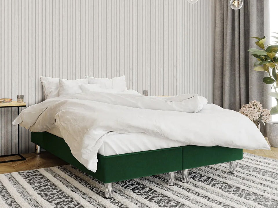 Kontinentális ágy LUX-BAZA (Estelle-Baza), Szín: Manila 35, Alvó felület mérete: 160 x 200 cm