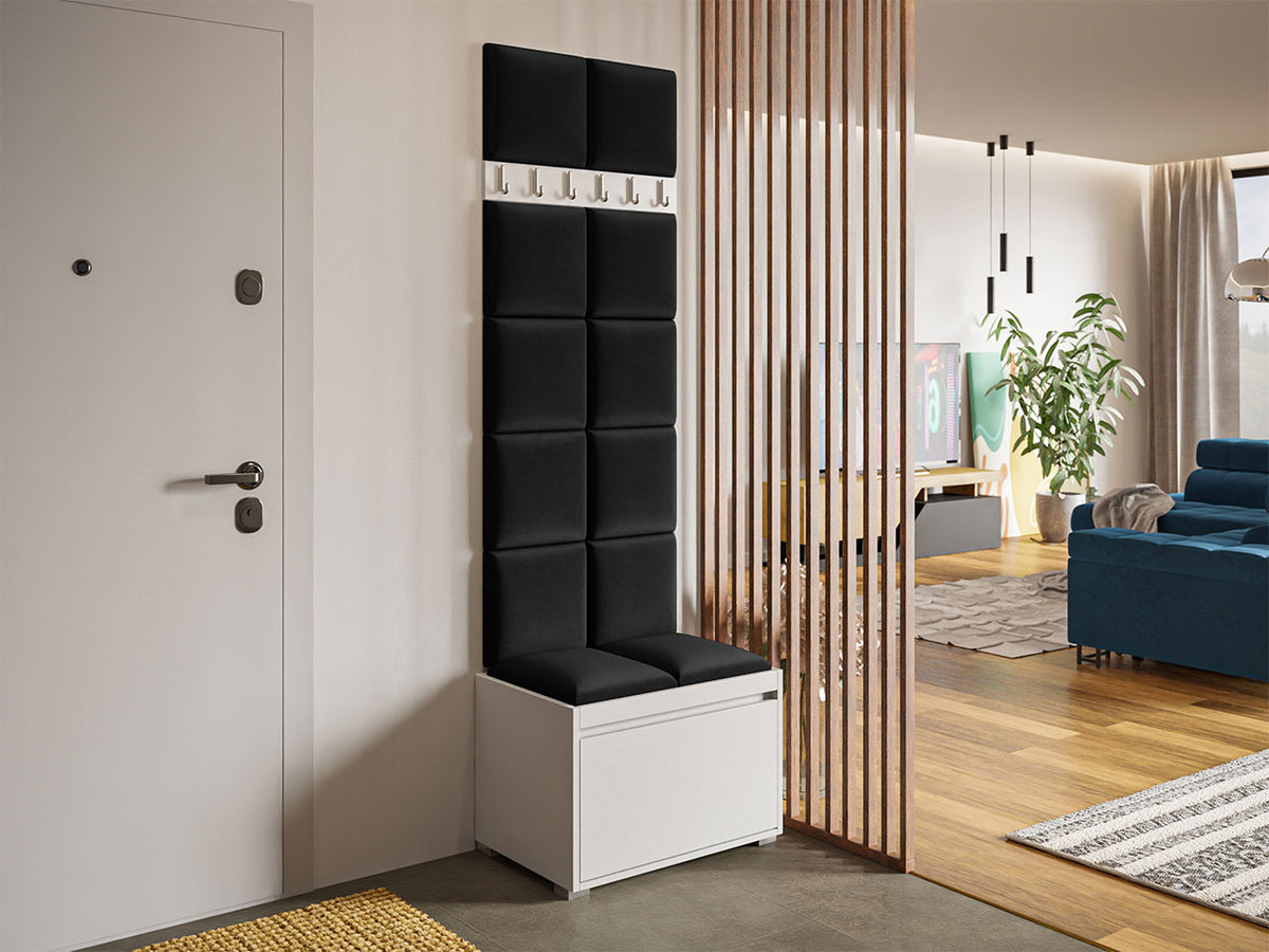 Előszoba garnitúra GRAWIS (Konkor) 60 + 12sz, Szín: Fehér + Manila 18