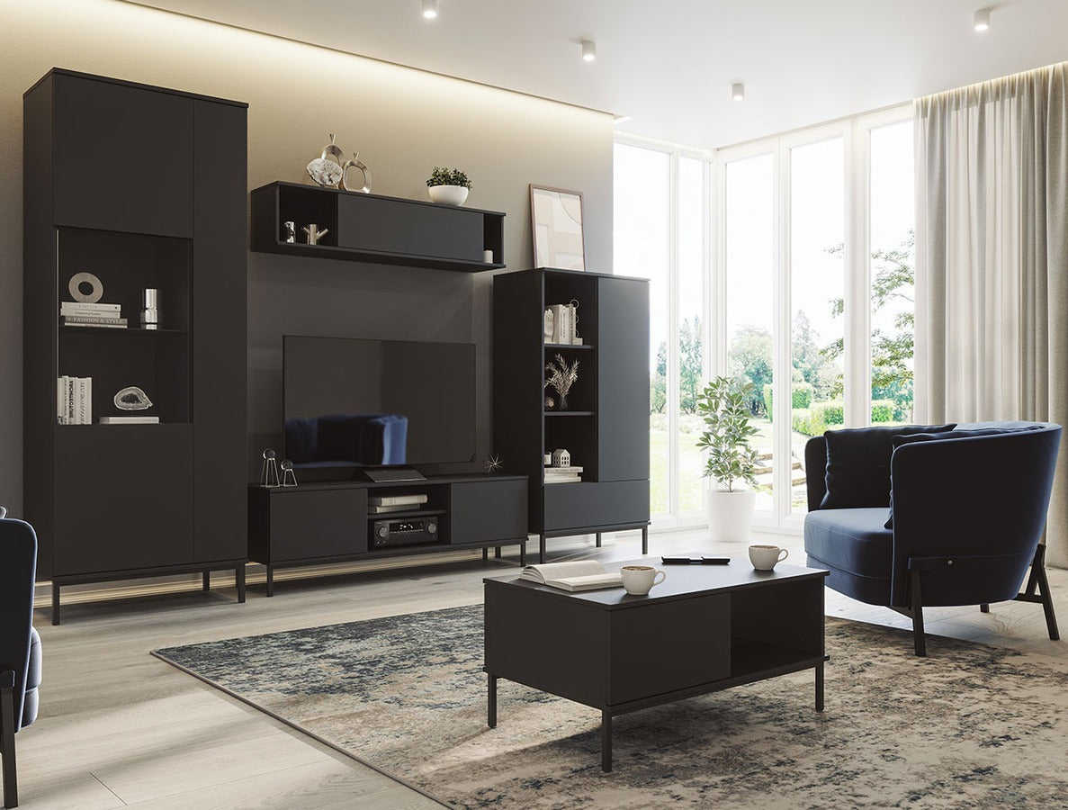 TV-állvány Querty RTV2D (Marinez MR05), Szín: Fekete