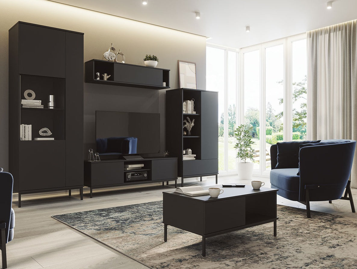 Dohányzóasztal Querty (Marinez MR02), Szín: Fekete