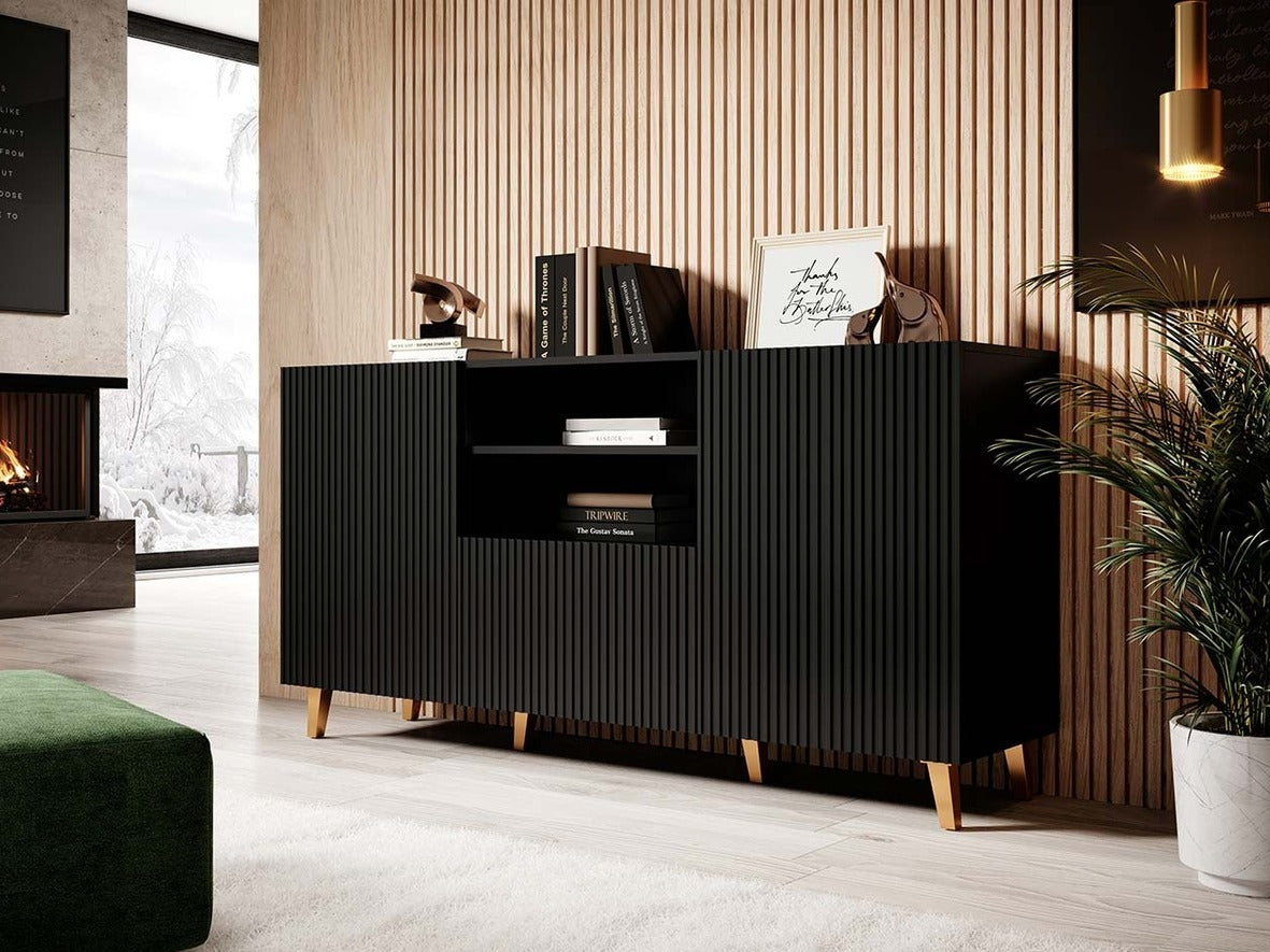 Komód Pafos 150 (Sinenko), Szín: Fekete