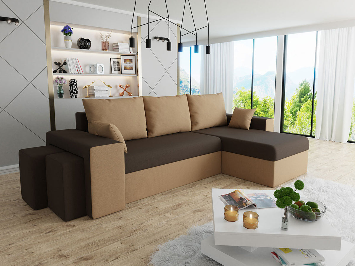 Sarokkanapé Kansas (Tirozi), Szín: Mikrofaza 48 + Mikrofaza 41