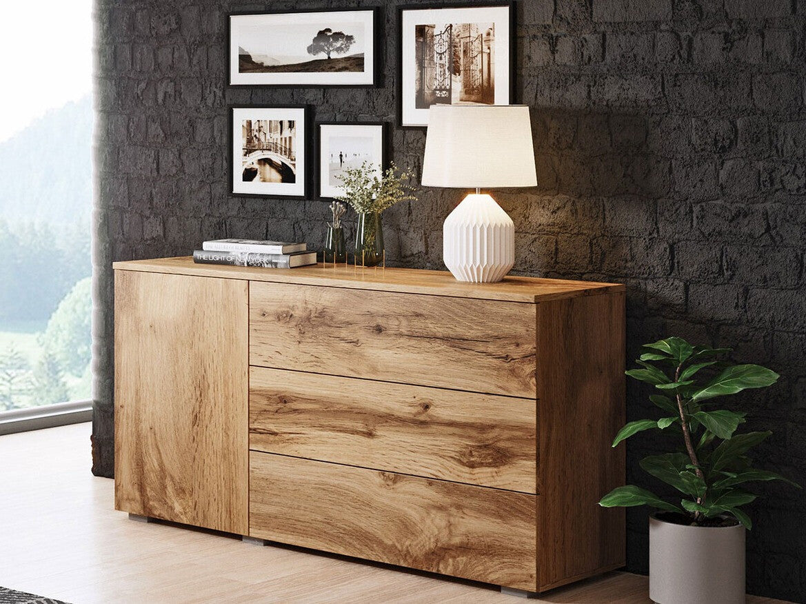Komód PARIS 110 (Bamisio), Szín: Wotan tölgy