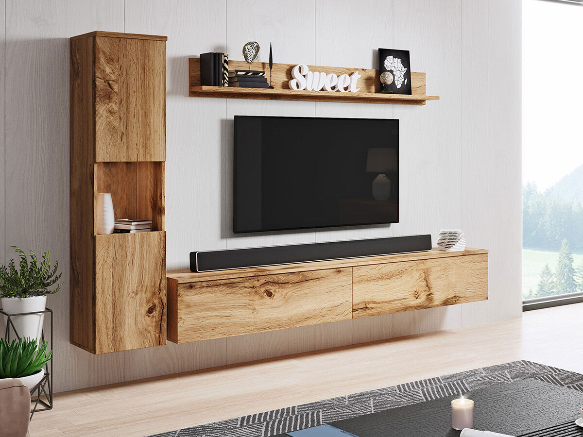 Nappali szett PARIS BR (Bamisio), Szín: Wotan tölgy, Led világítás: Nem