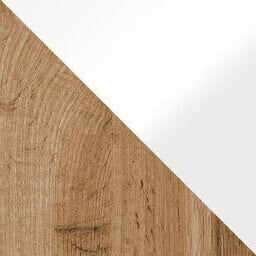 Nappali szett PARIS I (Bamisio I), Szín: Wotan tölgy + Fényes fehér, Led világítás: Nem