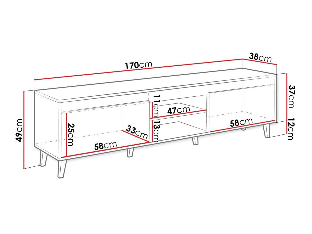 TV-állvány RTv NORD II (Elsie II)