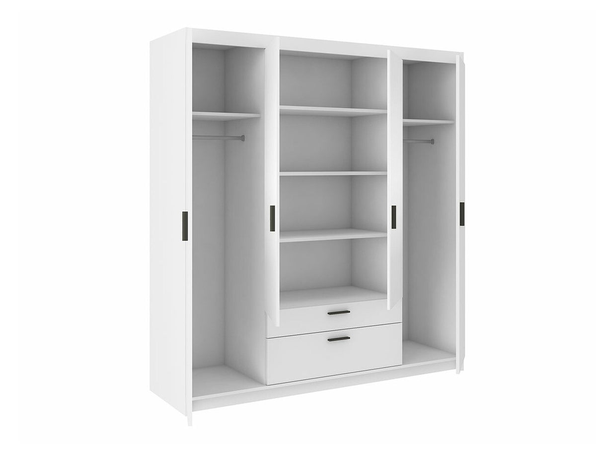 Gardróbszekrény ELENA (Melen 4D) II, Szín: Lefkas tölgy