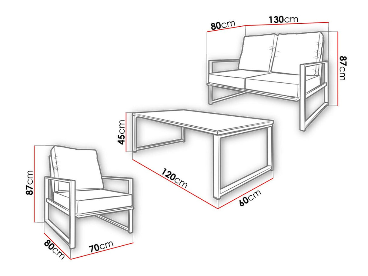 Kerti bútor ARDENO SOFT
