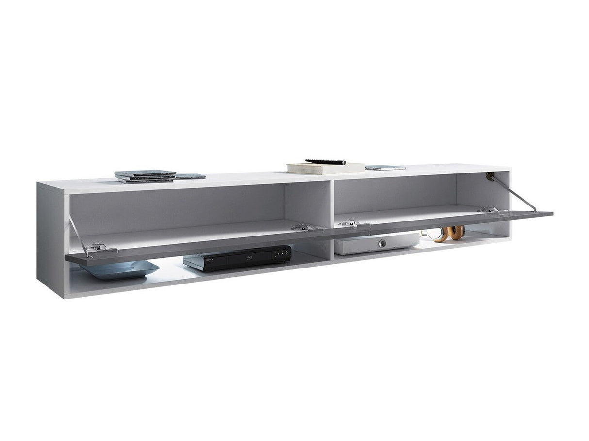 TV-állvány Lowboard A180 (Adenik 180), Led világítás: Igen, Szín: Wotan tölgy