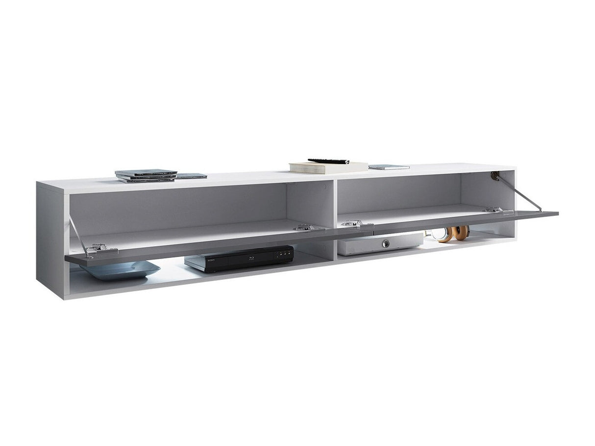 TV-állvány Lowboard A180 (Adenik 180), Led világítás: Igen, Szín: Érett tölgy