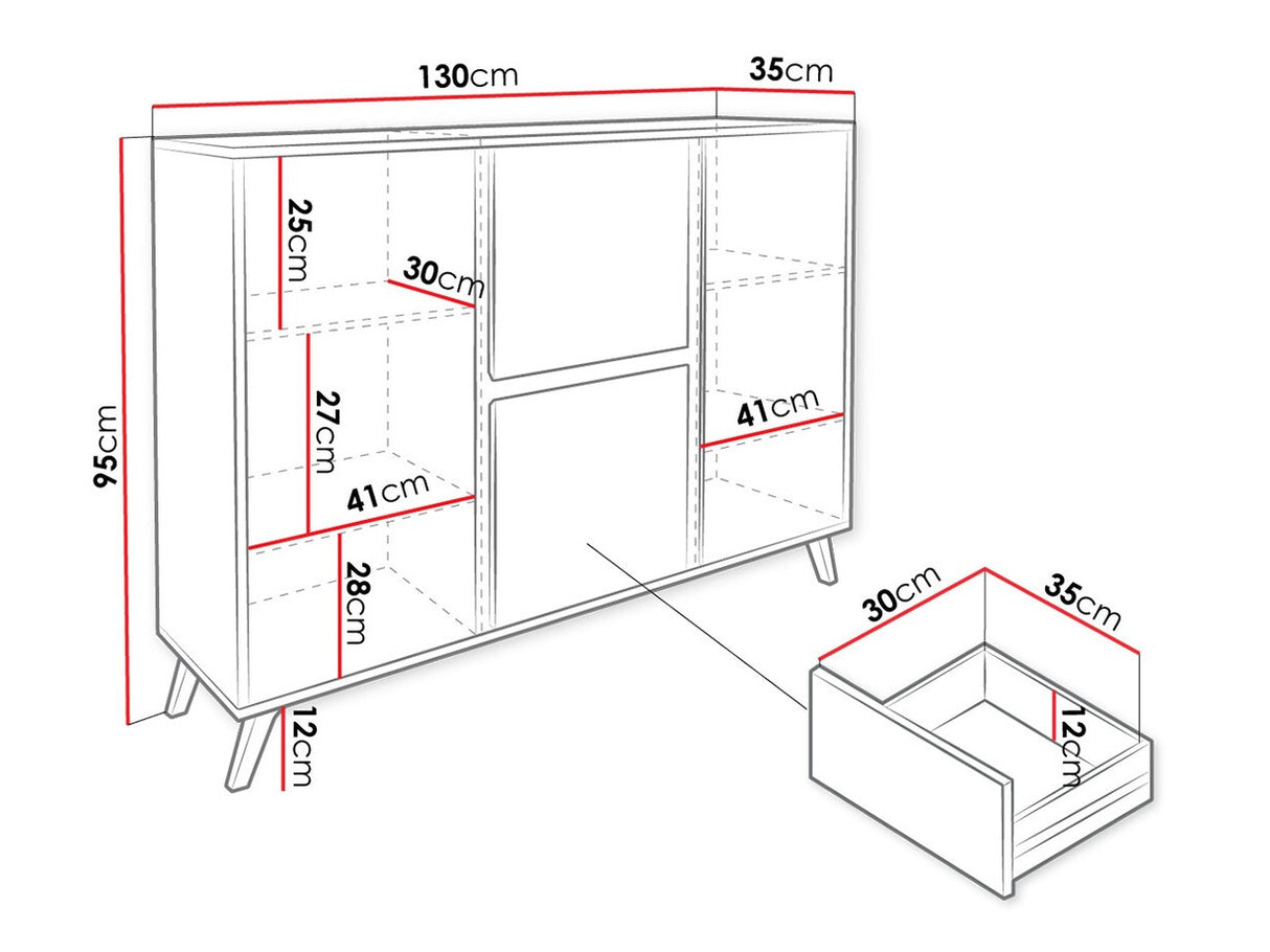 Komód Trend K2D4SZ GA03 (Grakoda )