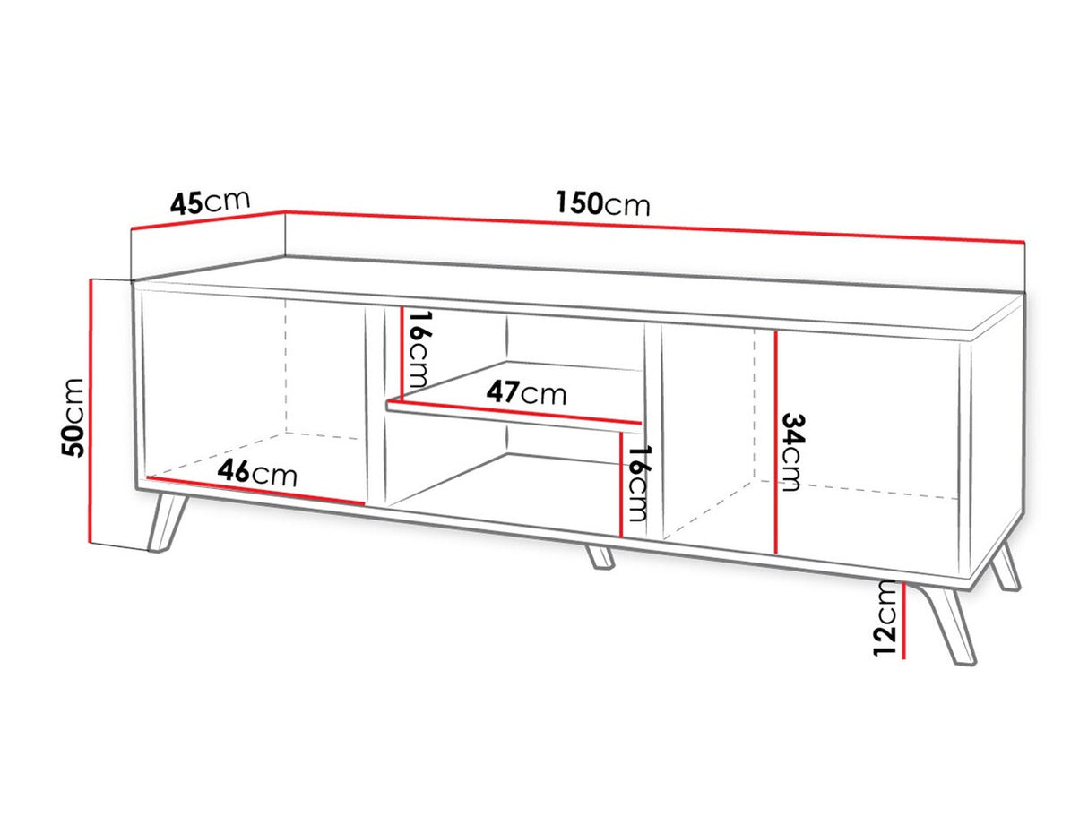 TV-állvány Trend 150 GA05 (Grakoda)