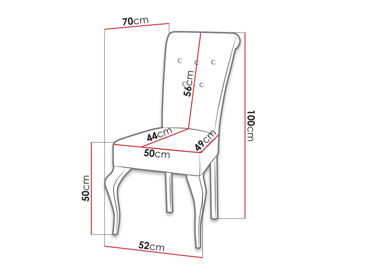 Szék Krzesło S63, Szín: Paros 05