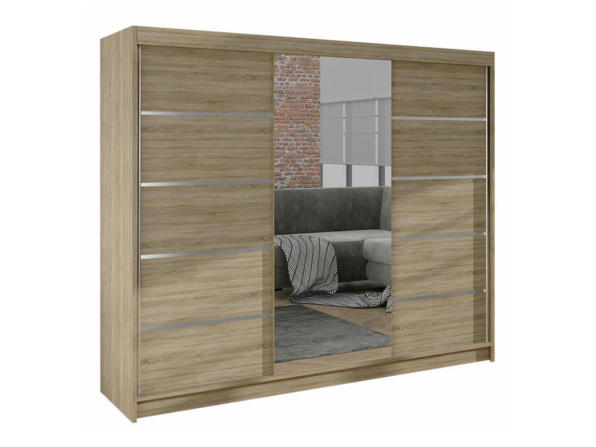 Gardróbszekrény Derby VI (Genewa VI), Szín: Sonoma tölgy