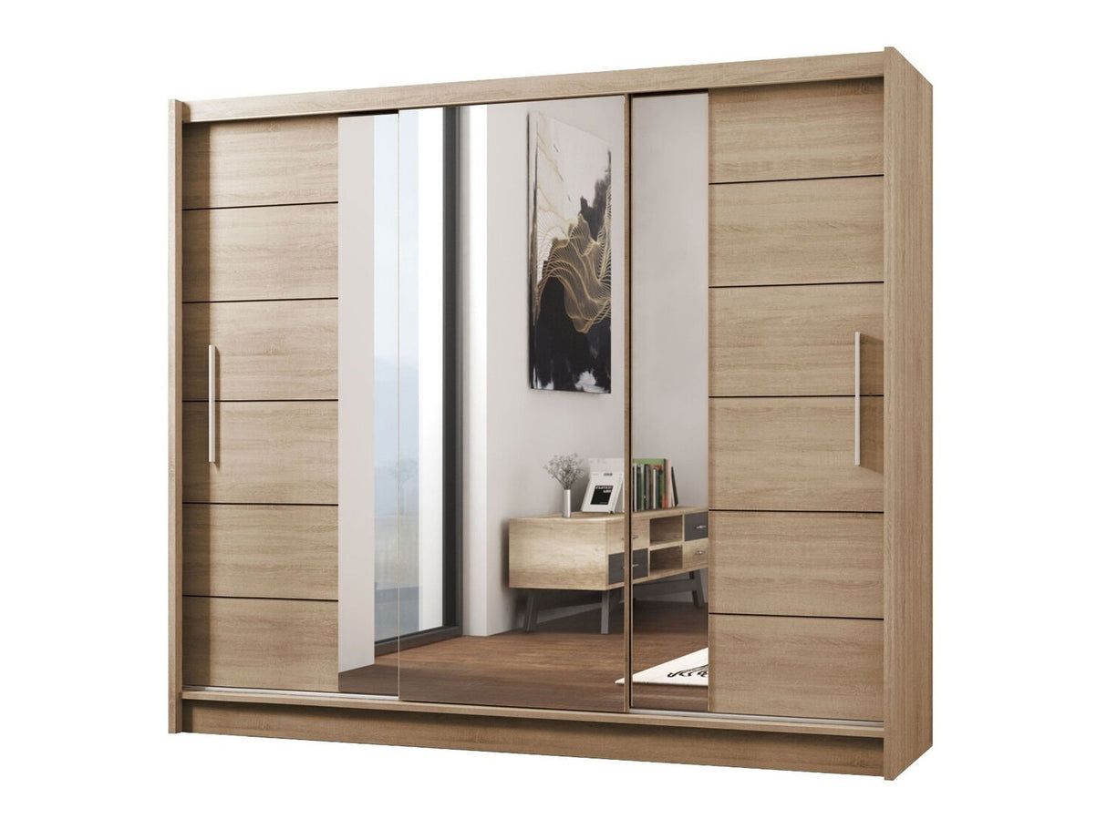 Gardróbszekrény Szafa LIZBONA II 250, Szín: Sonoma tölgy