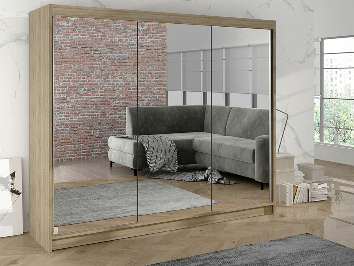 Gardróbszekrény Derby III (Genewa III), Szín: Sonoma tölgy