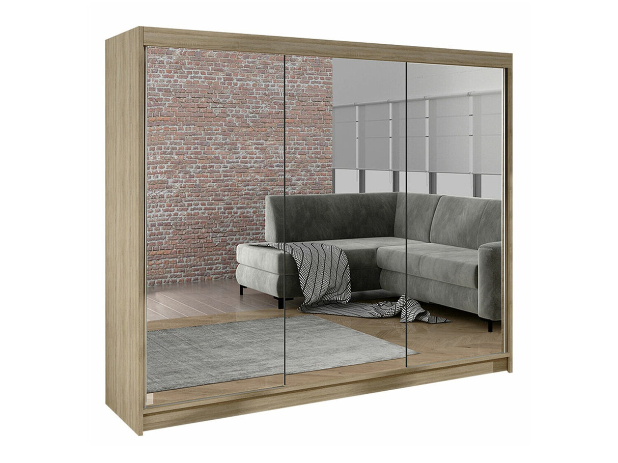 Gardróbszekrény Derby III (Genewa III), Szín: Sonoma tölgy