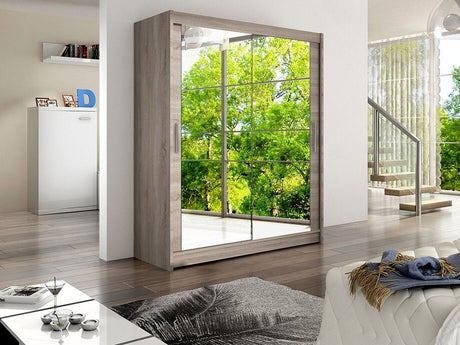 Gardróbszekrény Westa XI (Presto), Szín: Triufel tölgy, Led világítás: Nem