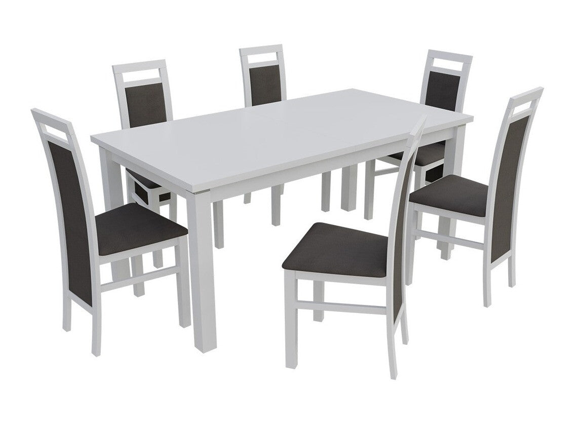 Szék K75 (JK75), Fa színe: Fehér, Kárpit: Granada 2732