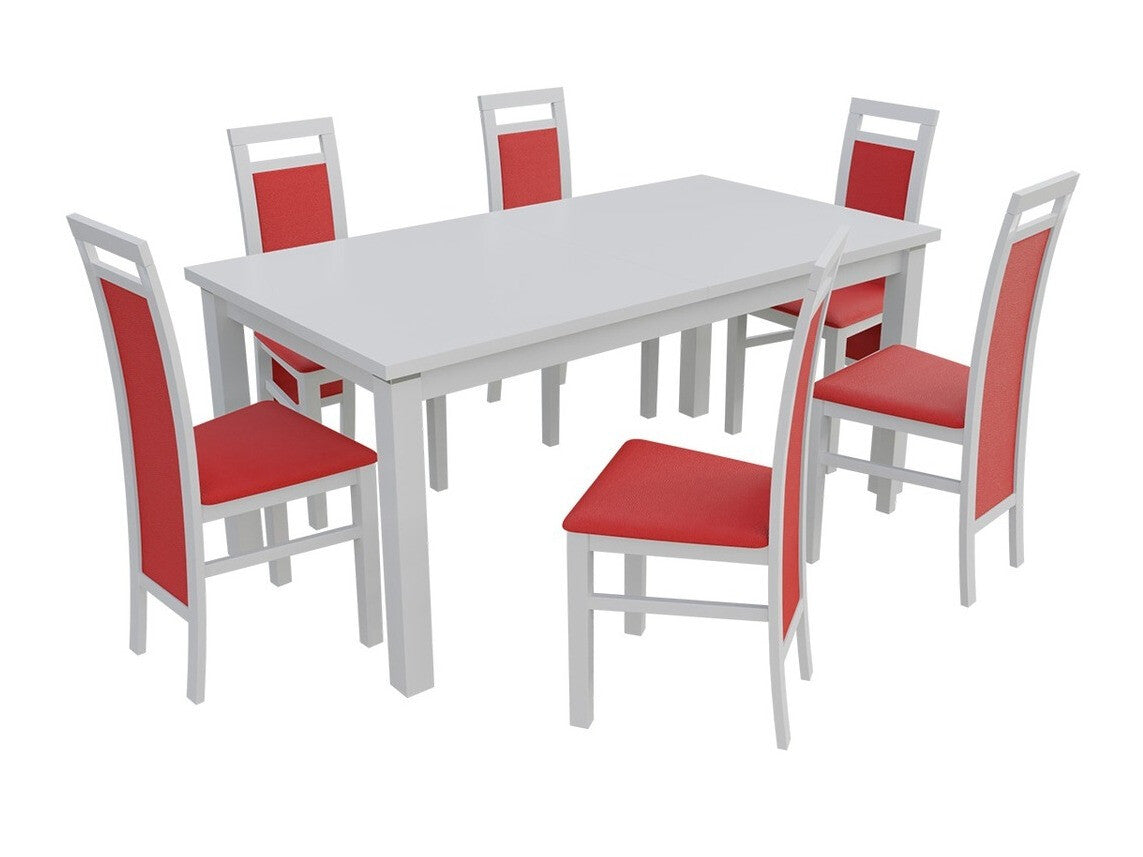 Szék K75 (JK75), Fa színe: Fehér, Kárpit: Soft 010