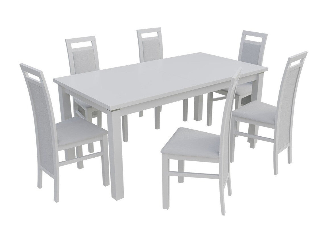 Szék K75 (JK75), Fa színe: Fehér, Kárpit: Soft 017