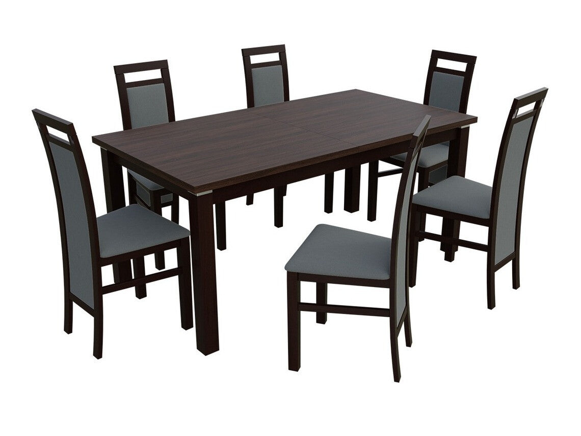 Szék K75 (JK75), Fa színe: Dió, Kárpit: Granada 2725