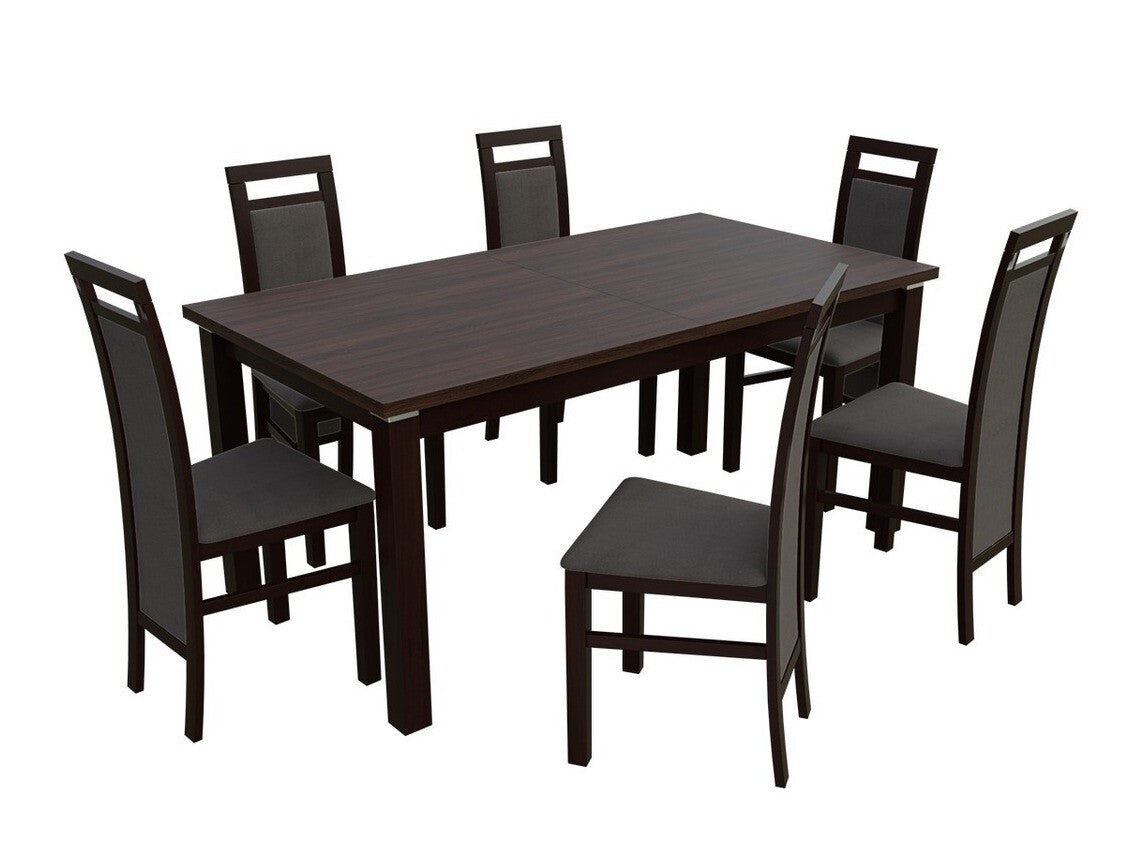 Szék K75 (JK75), Fa színe: Dió, Kárpit: Granada 2732