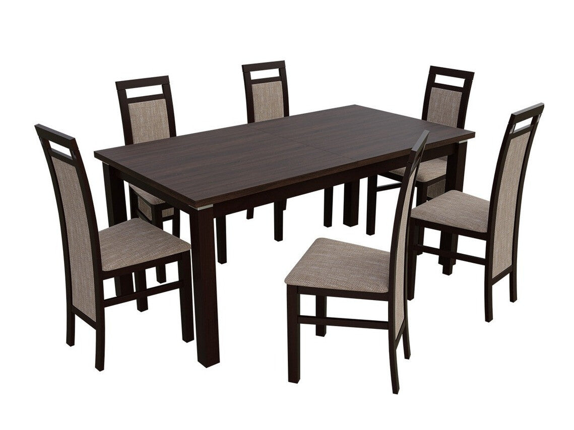 Szék K75 (JK75), Fa színe: Dió, Kárpit: Lawa 02