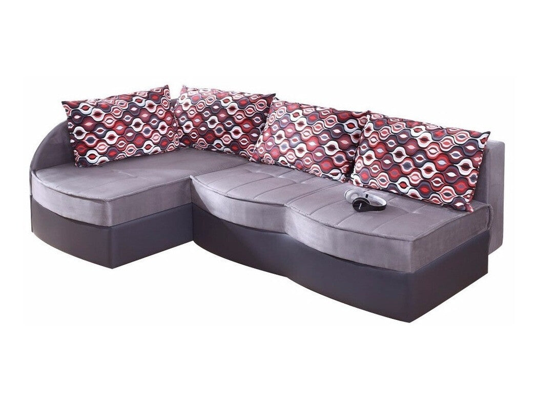 Sarokkanapé Lido (Dido), Változatok: Balos, Szín: Alcala 22 + Puha 20 + Amber 070