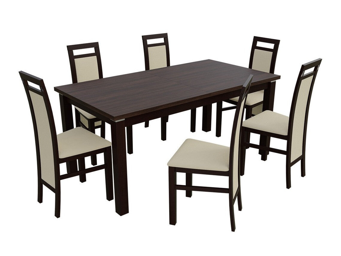 Szék K75 (JK75), Fa színe: Dió, Kárpit: Puha 018