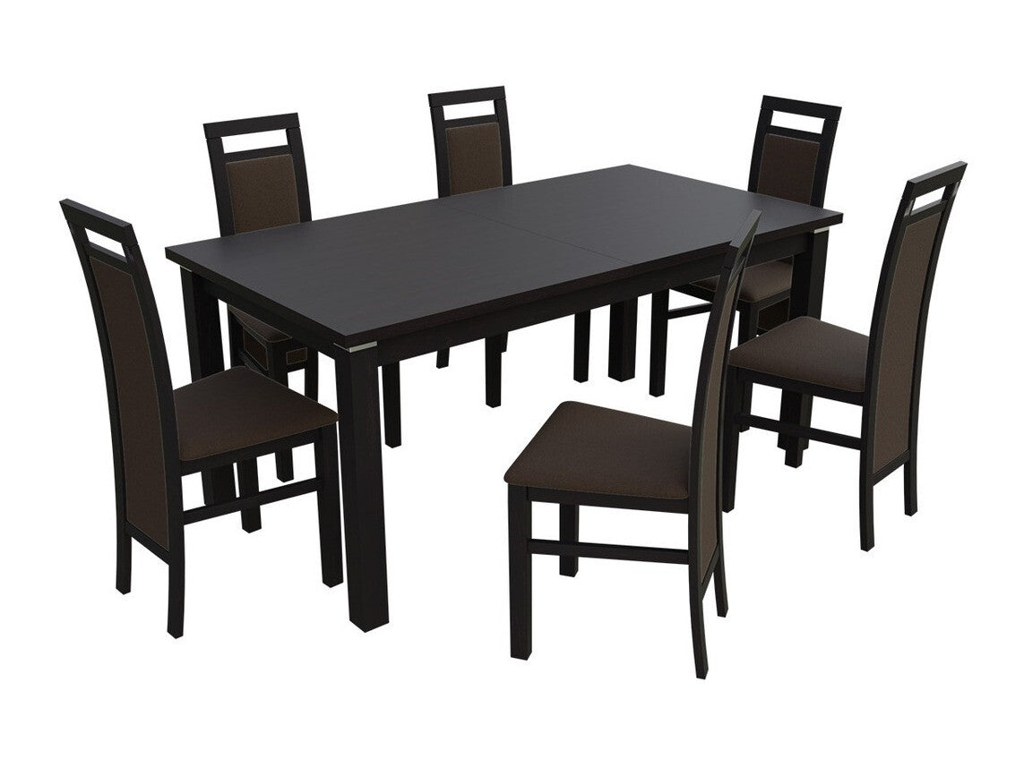 Szék K75 (JK75), Fa színe: Wenge, Kárpit: Casablanca 2308